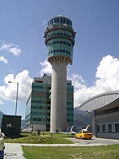 Airport control tower HKIA Control Tower.JPG