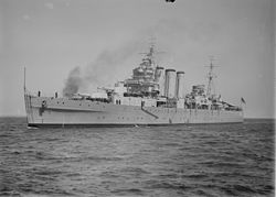HMAS Shropshire vuonna 1946