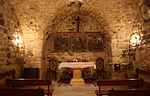 كنيسة القديس حنانيا في دمشق، سوريا، إحدى أقدم الكنائس الباقية حتى اليوم.