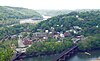 View of Harpers Ferry from the Maryland side of the Potomac