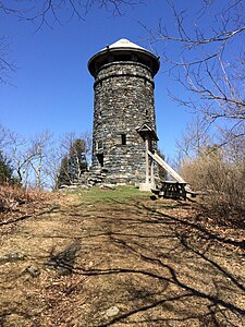 Observation tower on Haystack Mountain.