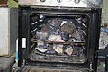Heating stones in the oven
