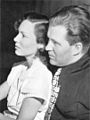 Paul Schoop und seine Frau Bonnie Valerino, 1957.