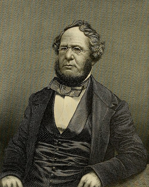 Henry Rowe Schoolcraft in 1884 engraving