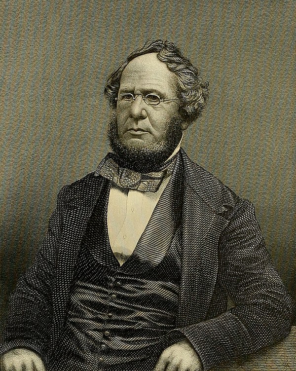 Henry Rowe Schoolcraft in 1884 engraving