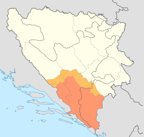Herzegovina location map simple.svg
