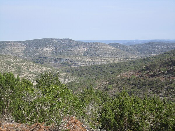 Texas Hill Country in Edwards County south of Rocksprings