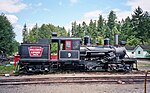 Hillcrest Lumber Company steam locomotive 9 Climax at Forest Museum Duncan BC 16-Jul-1995.jpg