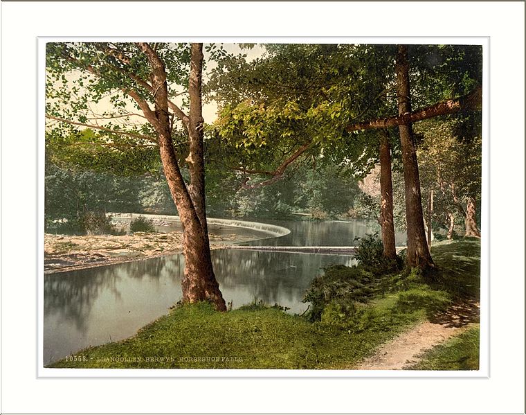 File:Horseshoe Falls Berwyn Valley Llangollen Wales.jpg