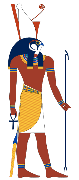 File:Horus standing mirror.svg