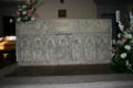Sarcofago paleocristiano usato come altare.