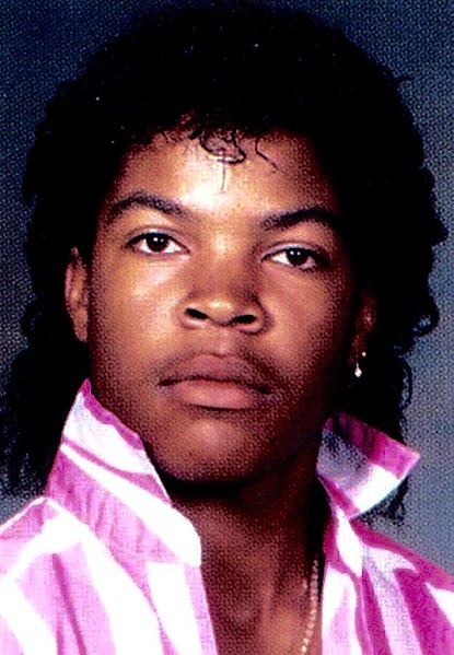 Ice Cube as a high school senior in 1987