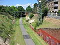 A section of the Inner Circle Line between Royal Parade and The Avenue, Carlton North, Victoria, Australia.