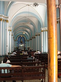 Interior de la Capilla de la Inmaculada.