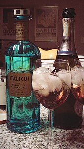 Italicus bergamote liqueur, liqueur italienne traditionnelle