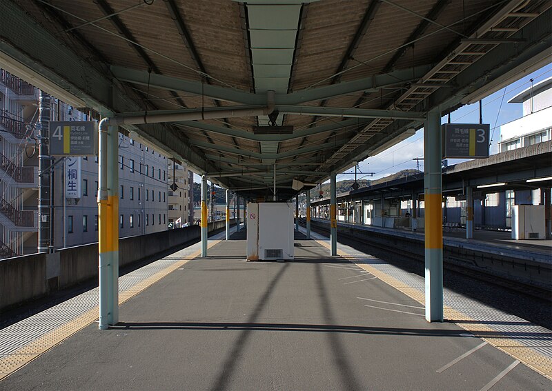 File:JR East・Watarase Keikoku Railway Kiryu Station Platform 3・4.jpg