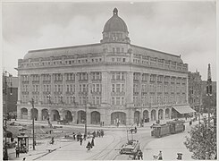 Das Gebäude des Hirsch-Kaufhauses in Amsterdam (Jacob Merkelbach, 1913)