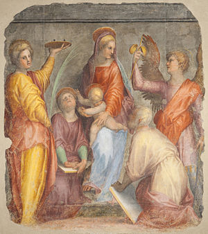 Jacopo Pontormo - Sfântă Convorbire - WGA18076.jpg