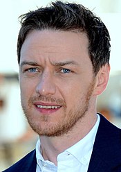 A photograph of McAvoy attending the 2014 Cannes Film Festival