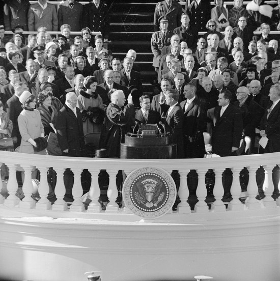 January 20, 1961: Kennedy inaugurated as 35th U.S. President