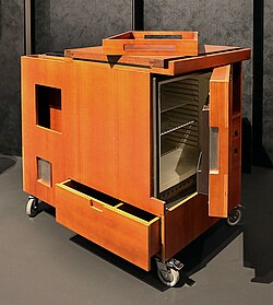 Joe Colombo pentru boffi, unitate minikitchen, 1964.jpg