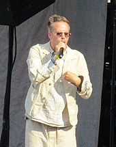 Tranter performing at the 2018 edition of LoveLoud, a fundraising festival for LGBT youth[14]