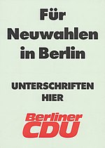 Vignette pour Élections régionales de 1981 à Berlin-Ouest