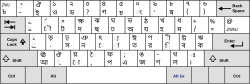 Bangla Munier layout by Munier Choudhury. KB-Bengali-Munier.svg