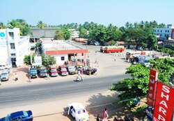 A view of Karunagappaly Bus Stand