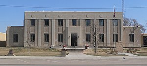 Kearny County courthouse in Lakin