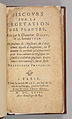 Discours sur la vegetation des plantes, 1667