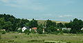 Čeština: Domy ve vesnici Słone na česko-polské hranici (poblíž města Kudowa Zdrój), Dolnoslezské vojvodství, Polsko English: The village of Słone near Polish-Czech border (near the town of Kudowa Zdrój), Lower Silesia, Poland