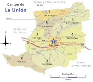 Ла-Унион на карте
