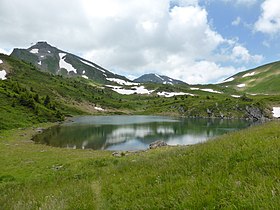 A Lac de Chésery cikk illusztráló képe