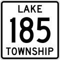 Lake Township Route 185, Logan County, Ohio.svg