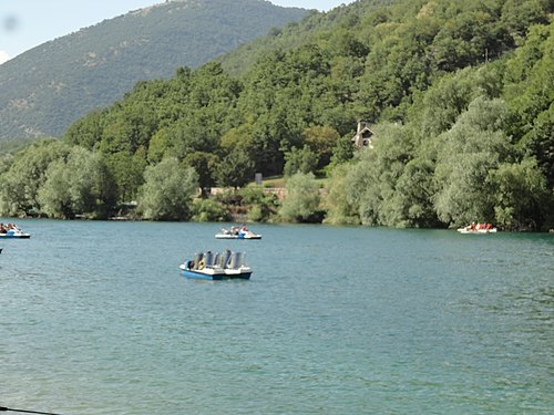 Lake of Scanno in L'Aquila, Abruzzo