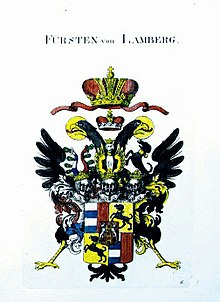Princely arms of the family Lamberg Fursten Wappen.jpg