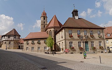 Der Prinzregentenplatz in Langenzenn