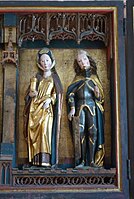 Maria Magdalena und Simplicius von Rom, innerer Schrein