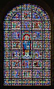 Stained glass window of Julian of Le Mans