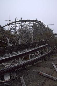 A part of the Comet roller coaster. LincolnParkRollerCoaster.jpg