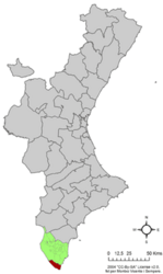 Pilar de la Horadada - Carte