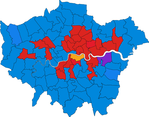 LondonParliamentaryConstituency1983Results.svg