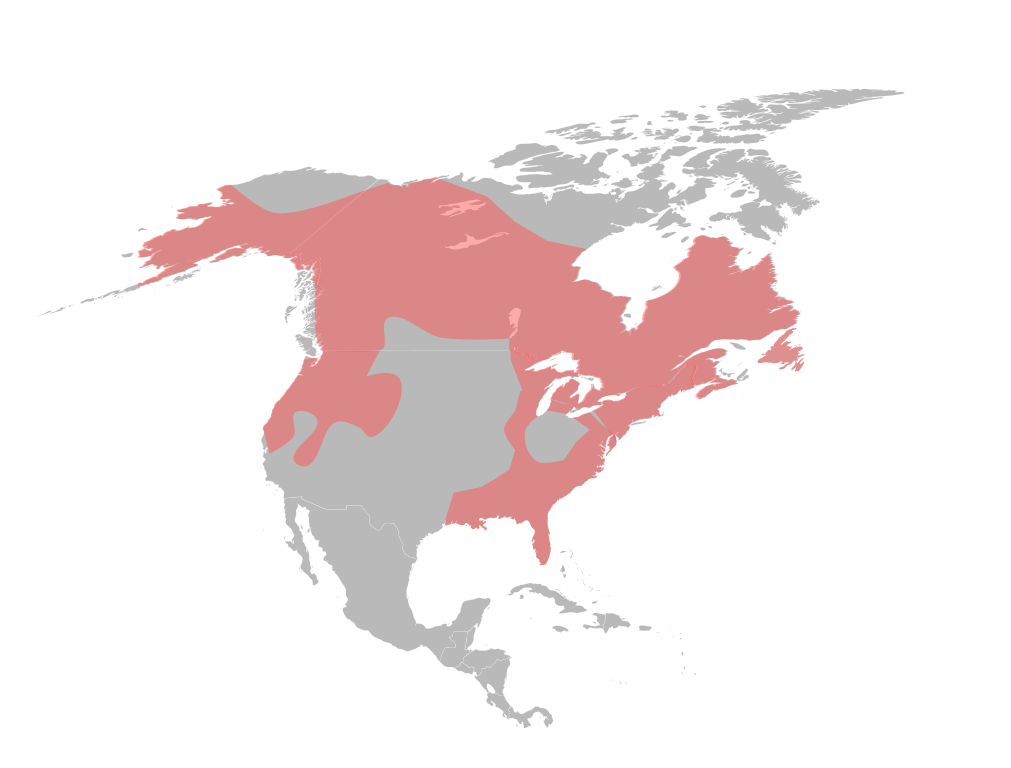north american river otter range map