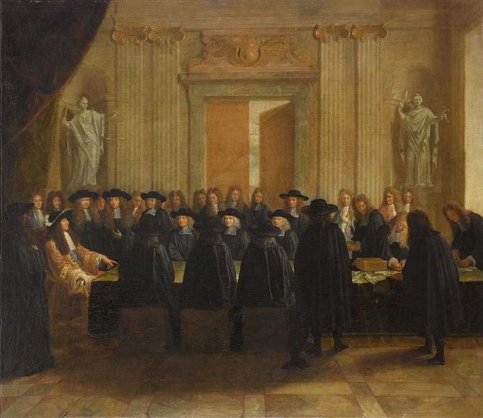 File:Louis XIV tenant les sceaux en présence des conseillers d'État et des maîtres des Requêtes.jpg