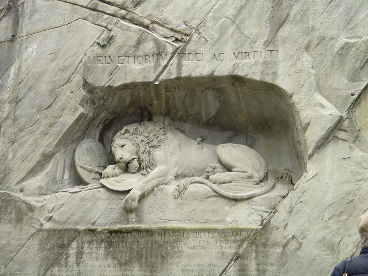 垂死狮子像- 维基百科，自由的百科全书