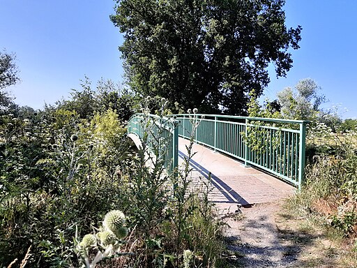 Luppe Fußgängerbrücke Kollenbey