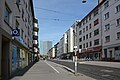 Meerfeldstraße, im Hintergrund der Victoria-Turm