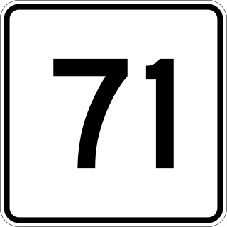 <span class="mw-page-title-main">State Route 71 (New York–Massachusetts)</span> Highway in Massachusetts and New York