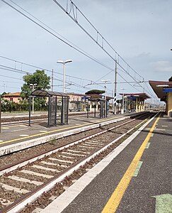 Maccarese-Fregene station.jpg ferroviaire